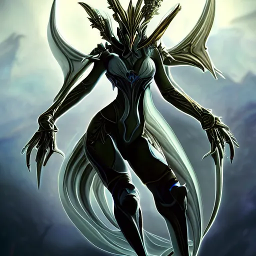Image similar to highly detailed exquisite fanart, of a beautiful female warframe, but as an anthropomorphic dragon, elegant cinematic pose, sitting on top of a cryopod, inside a spaceship, epic cinematic shot, sharp clawed perfectly designed hands, two legged with clawed feet, professional digital art, high end digital art, captura, DeviantArt, artstation, Furaffinity, 8k HD render