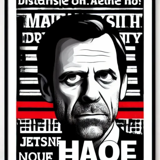 Image similar to dr. house dictator propaganda poster