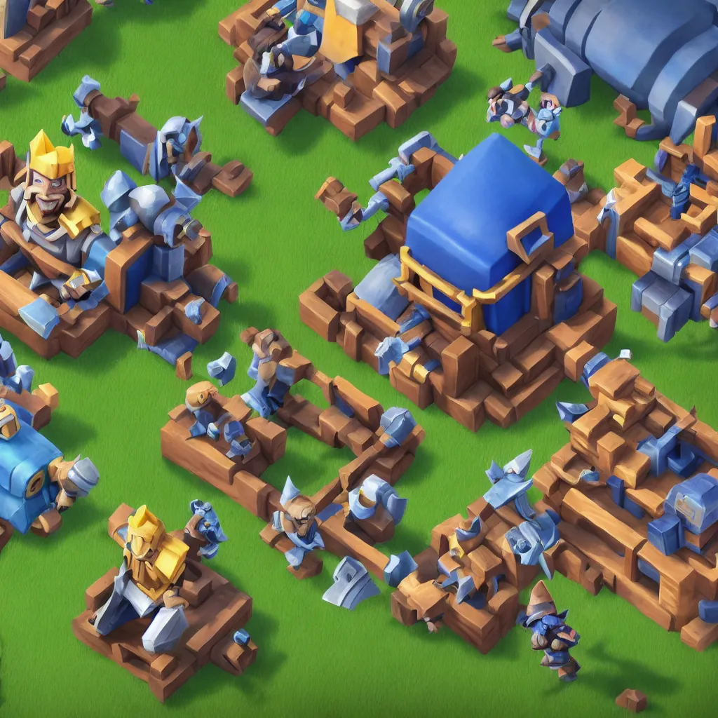 Image similar to clash royale as a 3rd person shooter made by supercell games