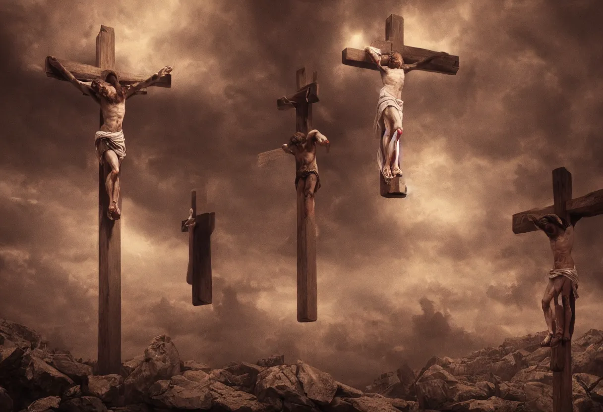 jesus crucified wallpaper