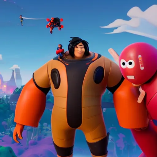 Image similar to big hero 6 in fortnite