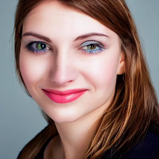 Image similar to portrait of a woman, high quality photography