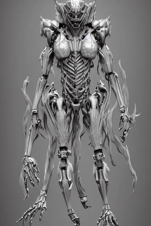 Image similar to a humanoid figure vacuum monster, highly detailed, digital art, sharp focus, trending on art station, anime art style