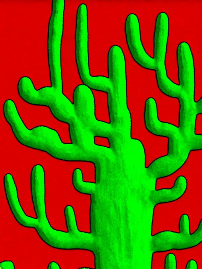 Prompt: Psychedelic Cactus Creature animation by Rob Zombie