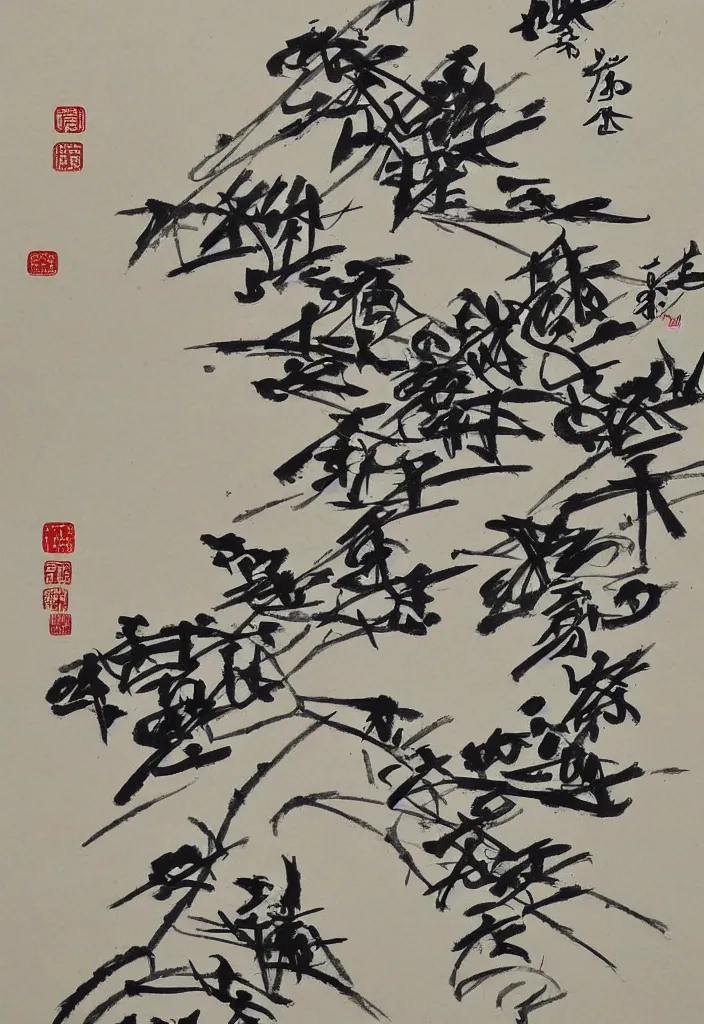 Image similar to chinese painting, detailed drawing, small drawing