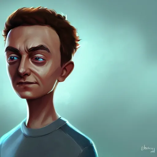 Image similar to morty from rick and morty as a human, highly detailed portrait, digital painting, artstation, concept art, smooth, sharp foccus ilustration, artstation hq