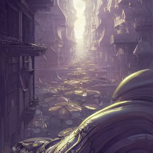 Prompt: It’s crowded streets of German sleeping quarters on the Moon city, Frankfurt, sci-fi, fantasy, intricate, very very beautiful, elegant, highly detailed composition, digital painting, artstation, concept art, smooth, sharp focus, illustration, art by artgerm and greg rutkowski and alphonse mucha