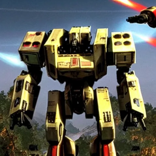 Image similar to mechwarrior _ 2, mecha warrior,