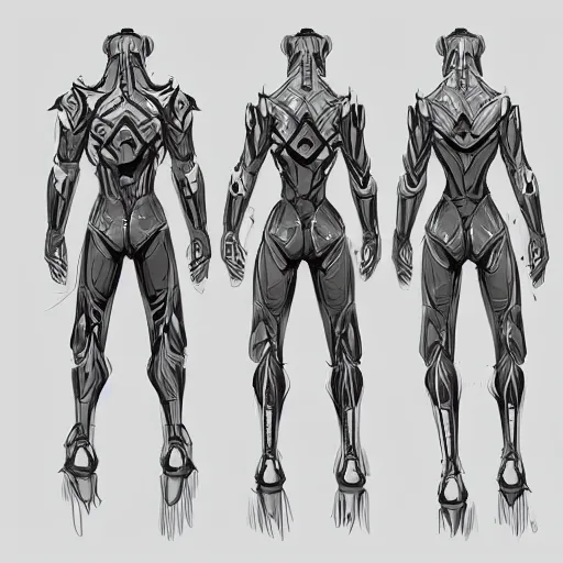 Image similar to concept art, stylized proportions, human character, large shoulders, long legs, space opera, trending on artstation