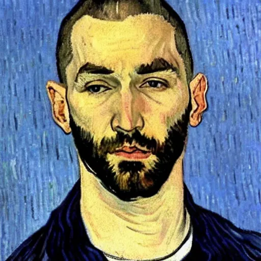 Image similar to benzema by van gogh