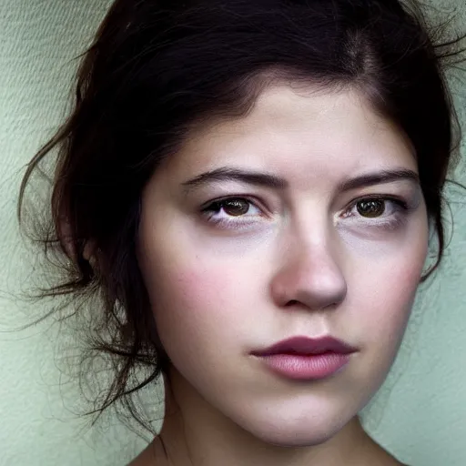 Image similar to a masterpiece portrait photo of a beautiful young woman who looks like a mexican mary elizabeth winstead, symmetrical face