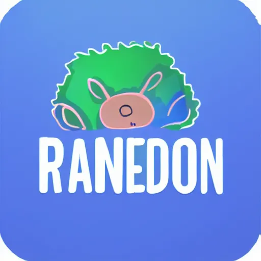 Image similar to a cute logo for a prompt randomizer app