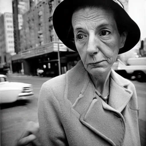 Image similar to the self portrait, by vivian maier,