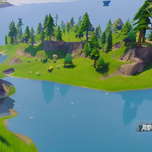 Prompt: a lake as a fortnite artstyle, au naturel, hyper detailed, digital art, trending in artstation, cinematic lighting, studio quality, smooth render, unreal engine 5 rendered, octane rendered, art style by klimt and nixeu and ian sprigger and wlop and krenz cushart