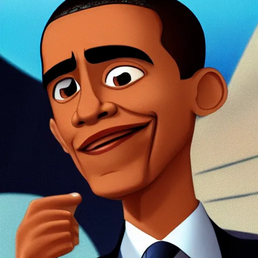 Image similar to barack obama in The Incredibles