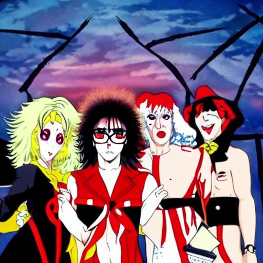 Prompt: anime rocky horror picture show, masterpiece