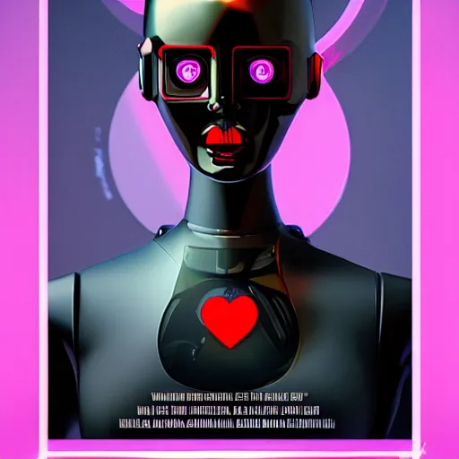 Prompt: female robot in style of Love, Death & Robots