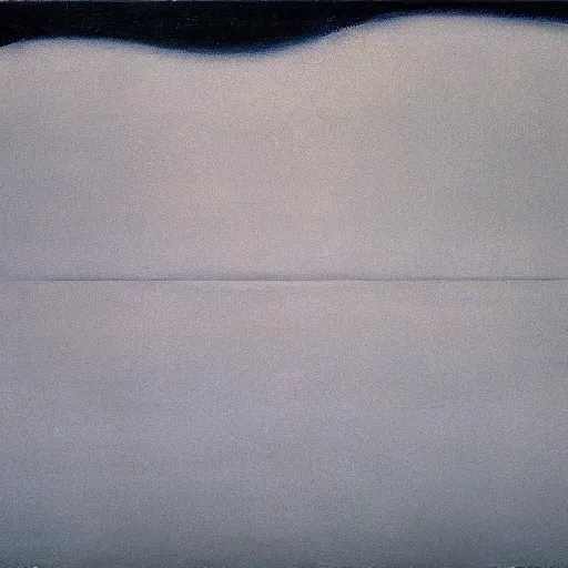 Image similar to the abstract painting'arctic void ', by caspar david friedrich!!!, by rothko!!!