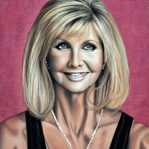 Image similar to Olivia newton-John portrait, intricate, highly detailed, photo realistic, sharp focus, 8K, realistic, high quality