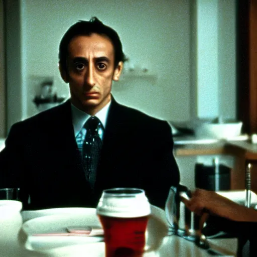 Image similar to Eric Zemmour in American Psycho (1999)