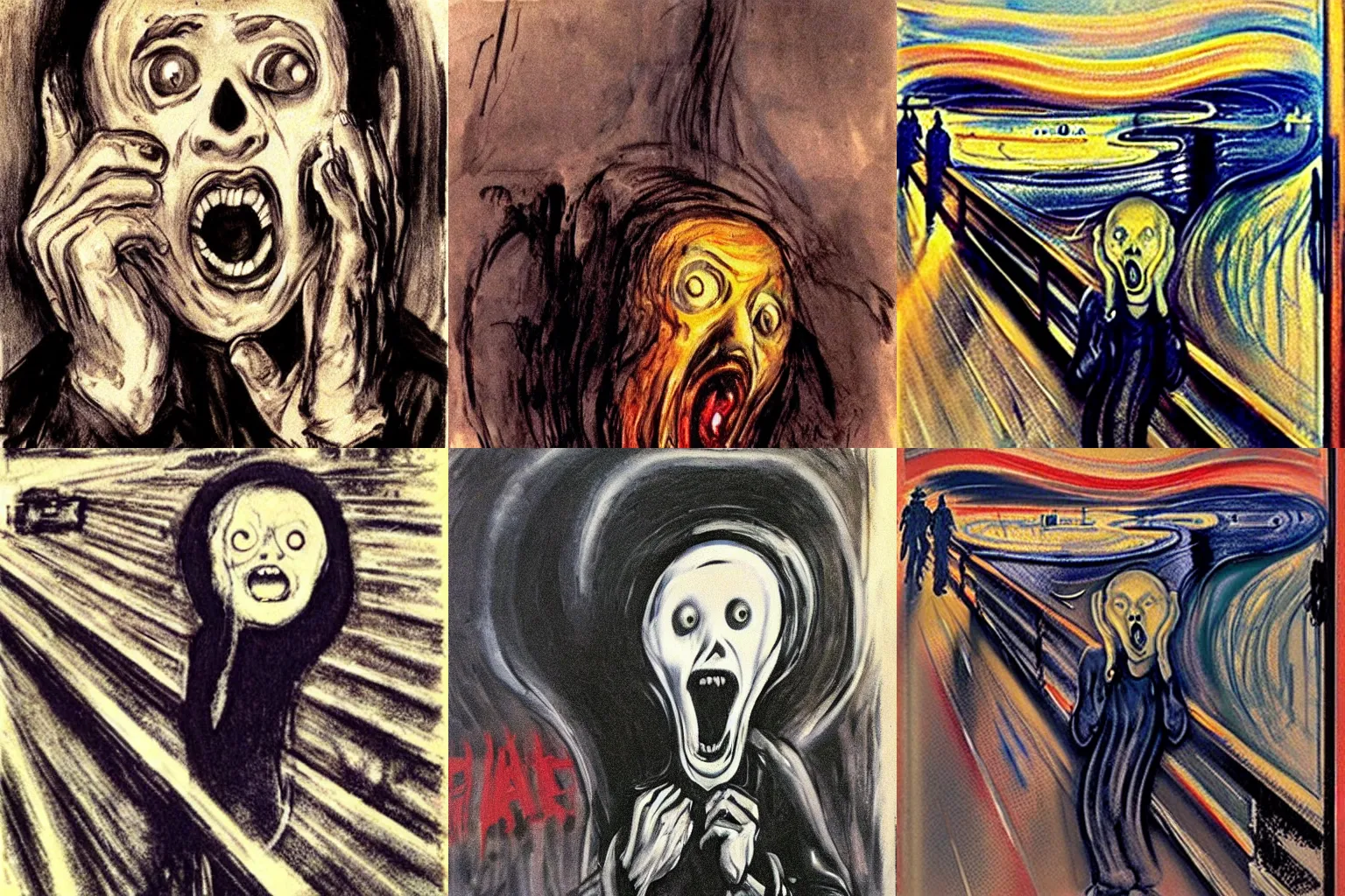 Prompt: The Scream by Simon Bisley