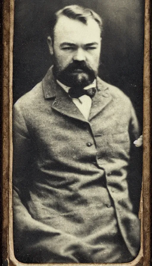 Prompt: “tintype photo portrait of Ernest Hemingway”