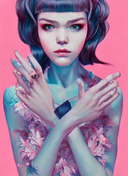 Image similar to dragon painting by martine johanna, ilya kuvshinov, rossdraws, pastel color palette, 2 4 mm lens