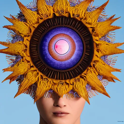 Image similar to queen of the sun, 4 k, intricate, jaw dropping, gorgeous, surreal, octane render