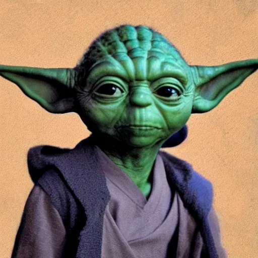 Prompt: yoda mugshot