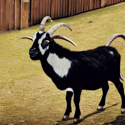 Prompt: andy milonakis as a goat, 4 k, photorealistc, high details