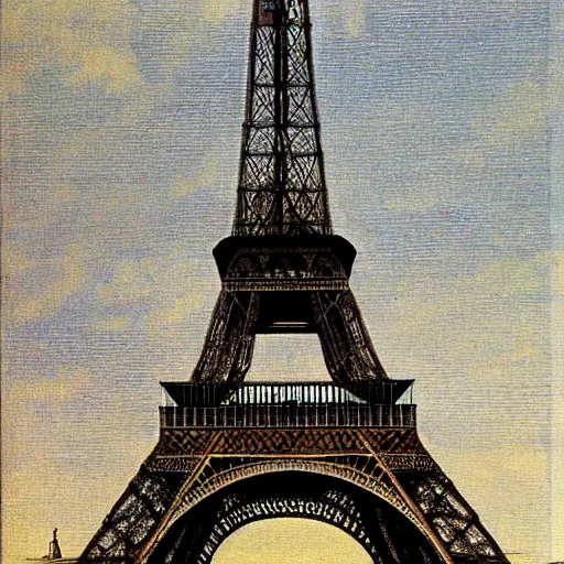 Prompt: “Painting of the Eiffel Tower by Albrecht Duerer”