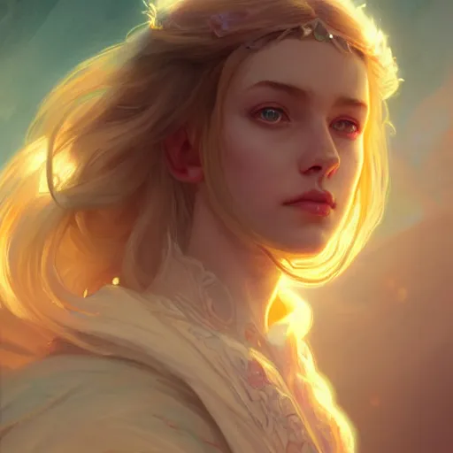 Image similar to aurora, child of light, highly detailed, digital painting, artstation, concept art, smooth, sharp focus, illustration, Unreal Engine 5, 8K, art by artgerm and greg rutkowski and alphonse mucha