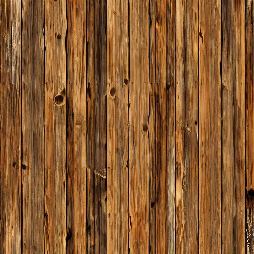 Image similar to 4K old and dusty cabin wood floor with scratches and bumps. Seamless high quality PBR material.