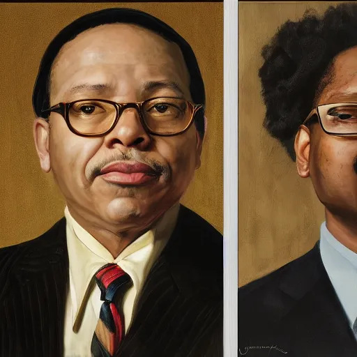 Image similar to francis herman steele corporate portrait, professional profile photo, hyperreal photo portrait by jonathan yeo, by kehinde wiley, by craig wiley, by david dawson, professional studio lighting, detailed realistic facial features
