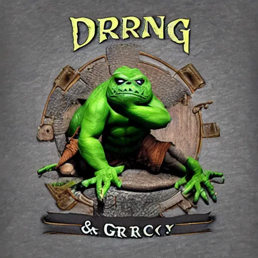 Prompt: grung, d & d