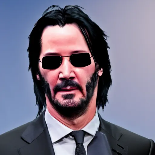Image similar to Keanu Reeves in Call of duty war zone 4K quality super realistic