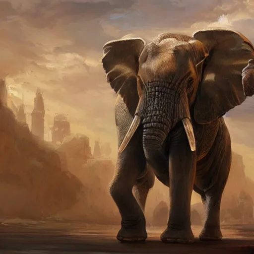 Prompt: a commission of a muscular athropomorphic elephant,digital art,art by greg rutkowski,charles bowater,ross tran,hyperdetailed,detailed face,photorealistic,professional lightimg,dramatic,cool,award winning,2022,victorian