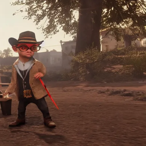 Image similar to stuart little in red dead redemption 2