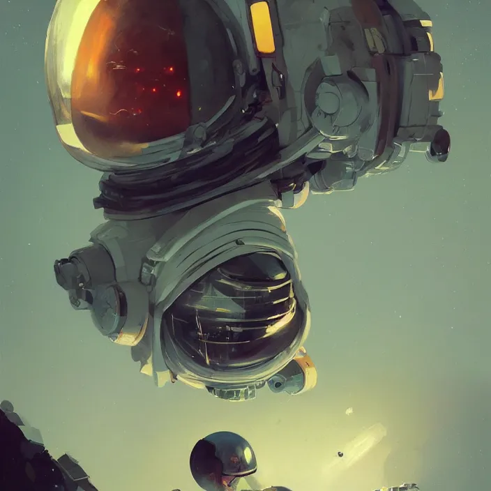 Prompt: a beautiful portrait painting of a astronaut by sergey kolesov and pascal blanche and greg rutkowski. in style of digital art. colorful comic, symmetry, hyper detailed. octane render. trending on artstation