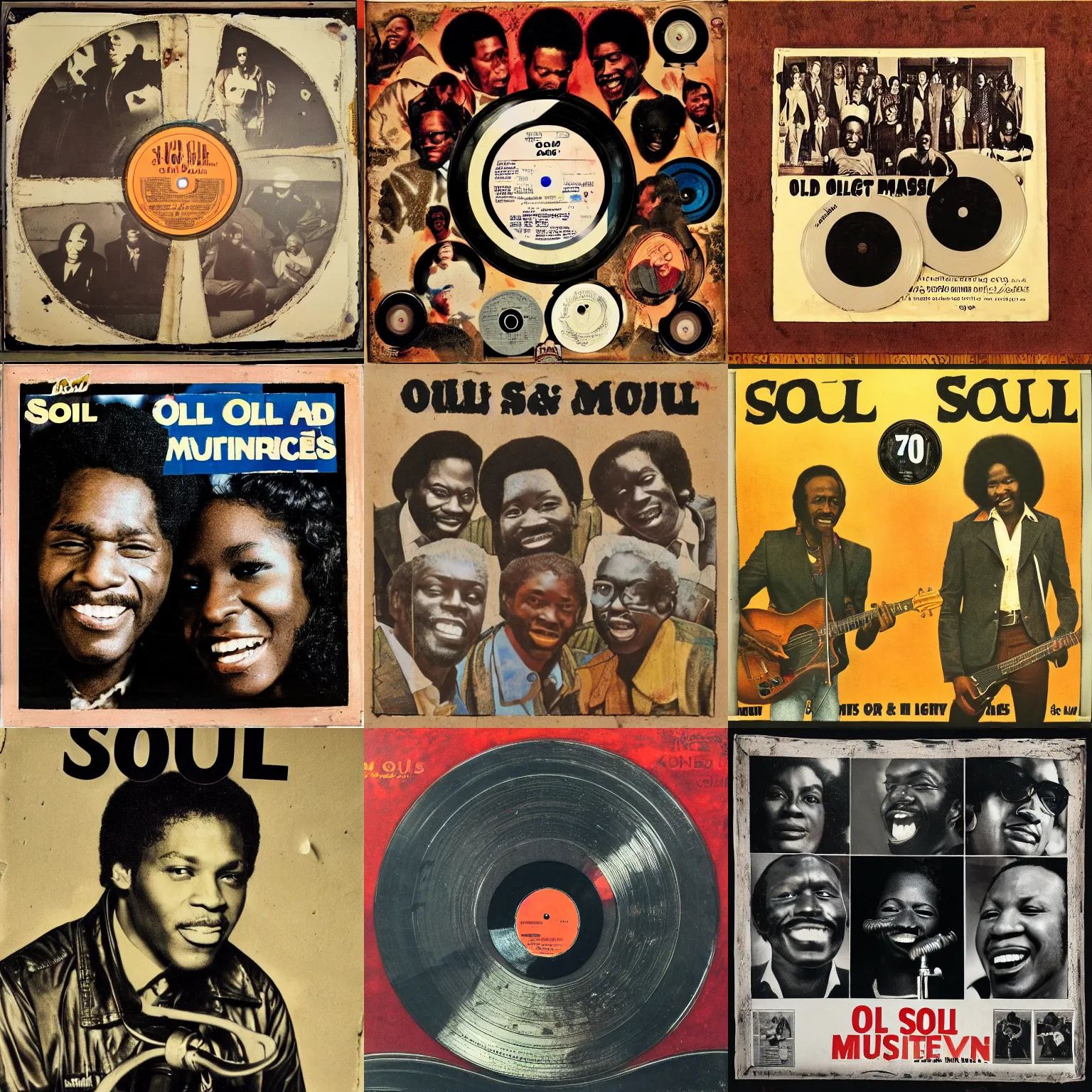 Prompt: old and worn soul music album cover from the 7 0 s high detailed