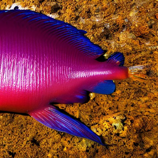 Prompt: a fish with legs. Photograph 8k ultra high Resolution