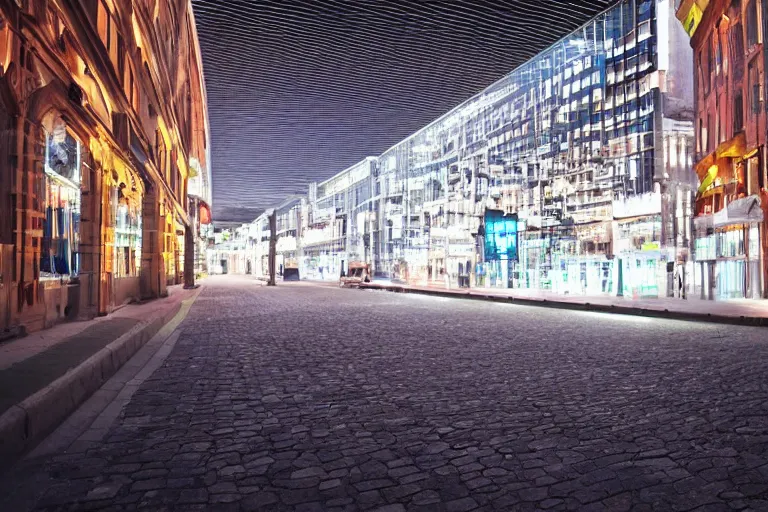 Image similar to transparent street having light under it