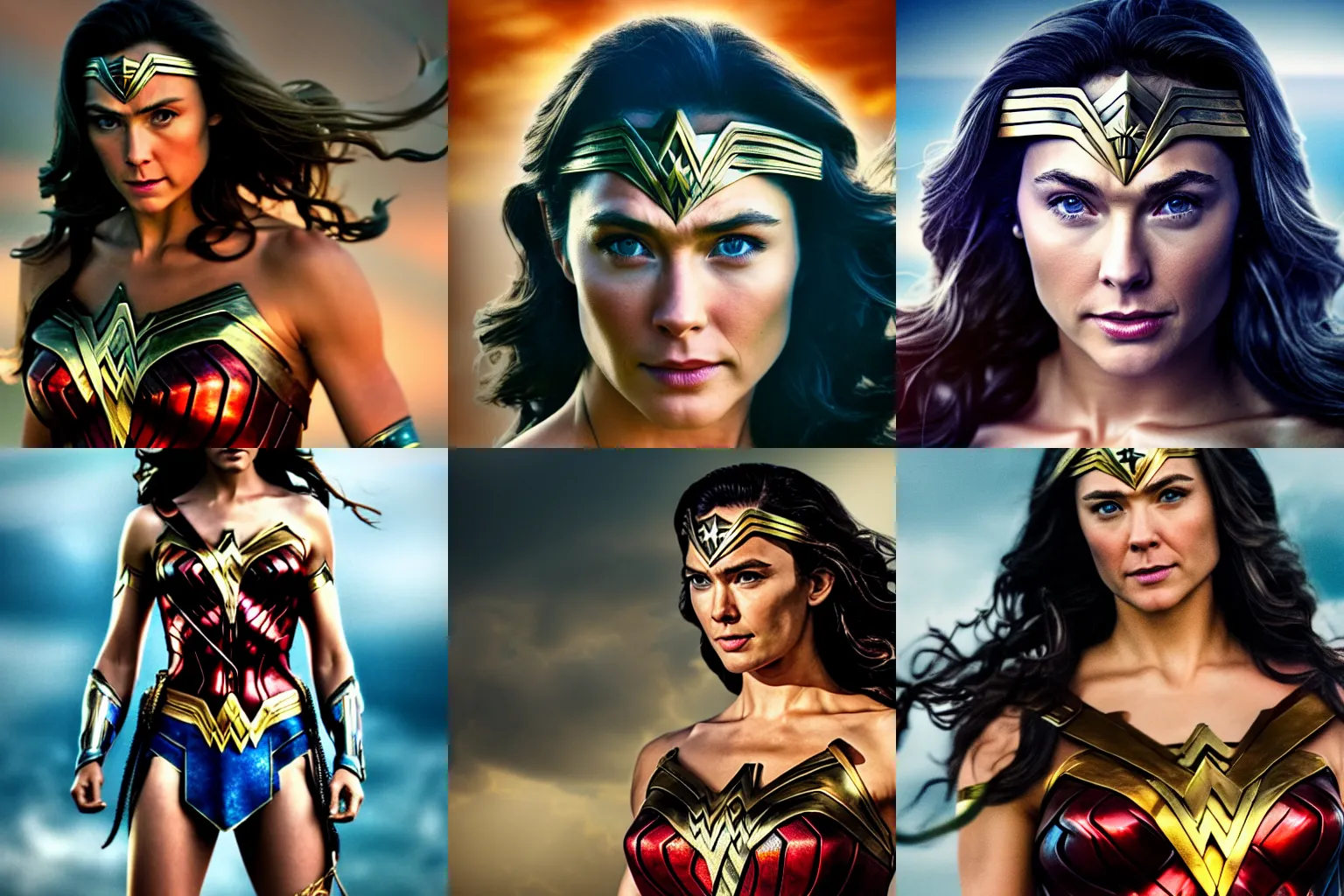 Prompt: a beautiful photograph of Chris Hemsworth as Wonder Woman, color photograph, 4k