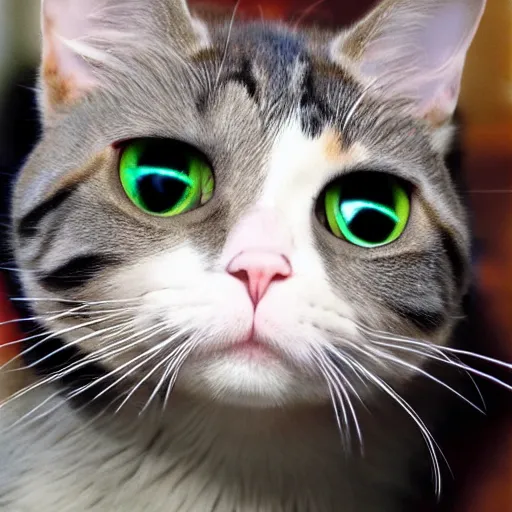 Image similar to realistic approximation of cat vision