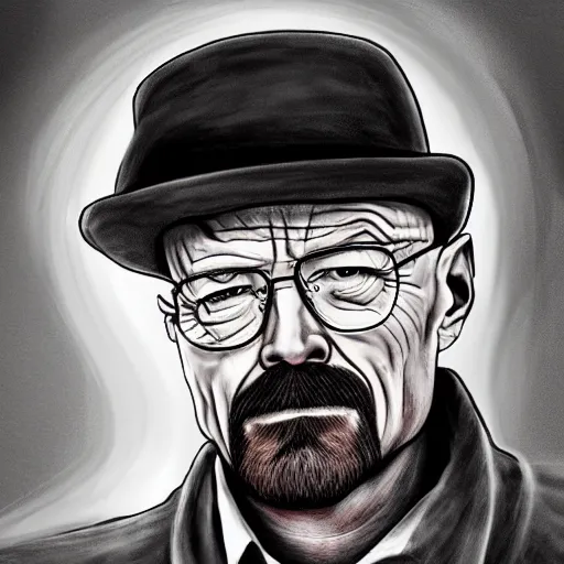 Prompt: Walter White, by Daniel Ljunggren