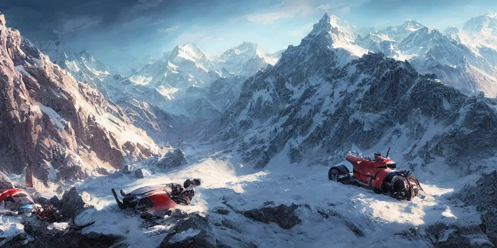 Image similar to let freedom ring from the snow - capped rockies of colorado. let freedom ring from the curvaceous slopes of california. ultrafine highly detailed hyper colorful illustration, sharp focus, rozalski, craig mullins, unreal engine highly rendered, global illumination, radiant light, intricate and detailed environment