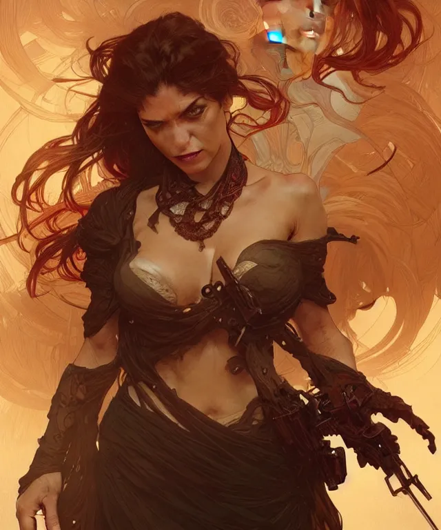 Prompt: Your boss is very angry with you for not doing your work, intricate, gritty, scary, powerful, highly detailed, digital painting, artstation, concept art, smooth, sharp focus, illustration, art by artgerm and greg rutkowski and alphonse mucha