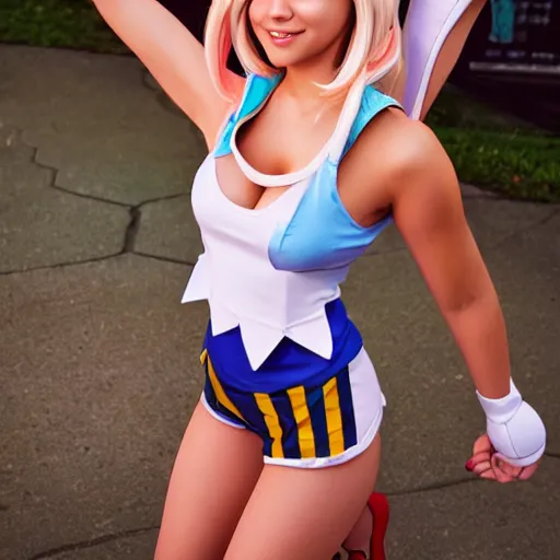 Image similar to lola bunny cosplay by artgerm