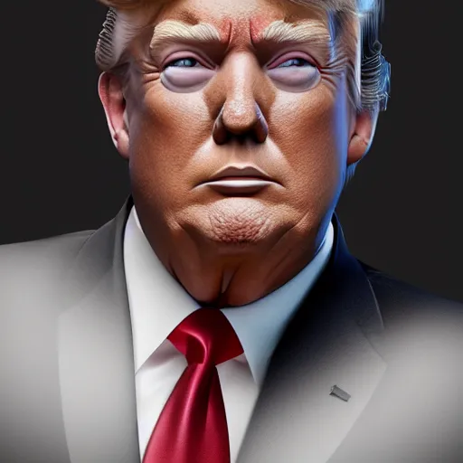 Image similar to portrait of trump, 8 k uhd, unreal engine, octane render in the artstyle of finnian macmanus, john park and greg rutkowski