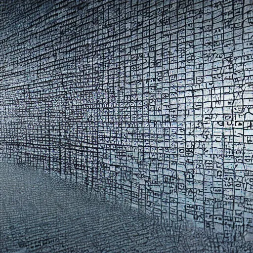 Image similar to a fine concept art, very detailed, of a visual representation of a scene inspired by the album kryptos by andreas vollenweider, photorealistic and intricate, 8 k hdr